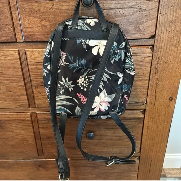 Kate Spade Black Floral Backpack - Picture 2 of 9